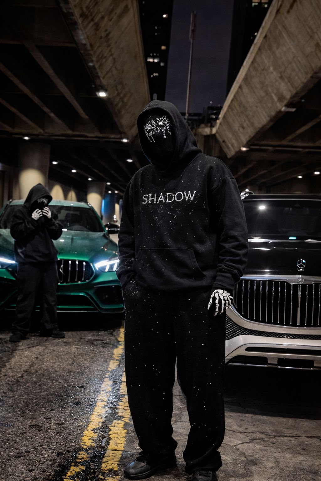 SHADOW RHINESTONE HOODIE