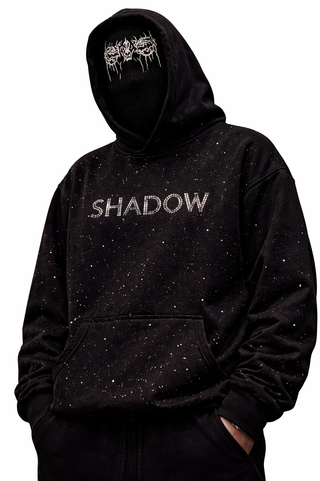 SHADOW RHINESTONE HOODIE