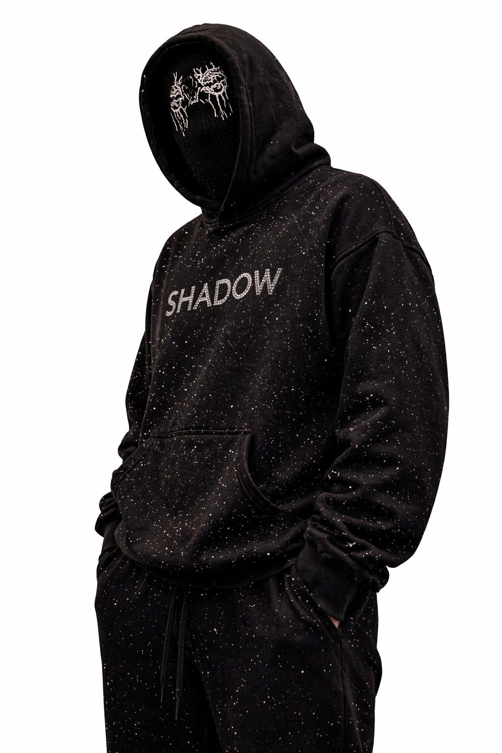 SHADOW RHINESTONE HOODIE